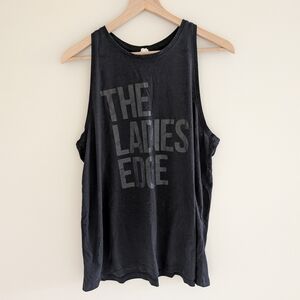 The Ladies Edge Sport-Tek Black Muscle Tee